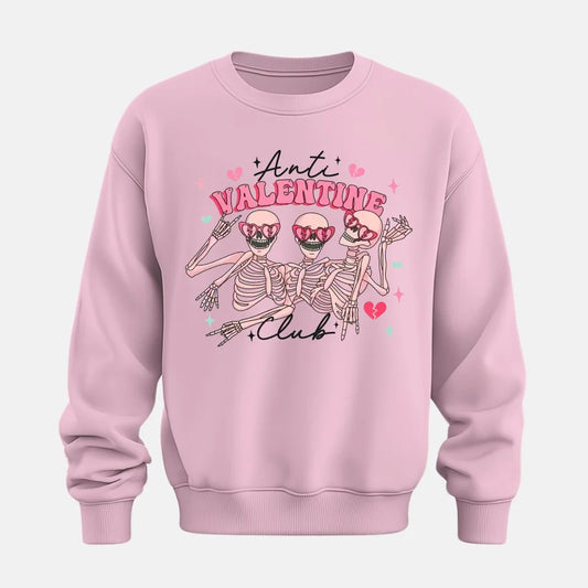 Anti Valentine Skeleton Sweatshirt
